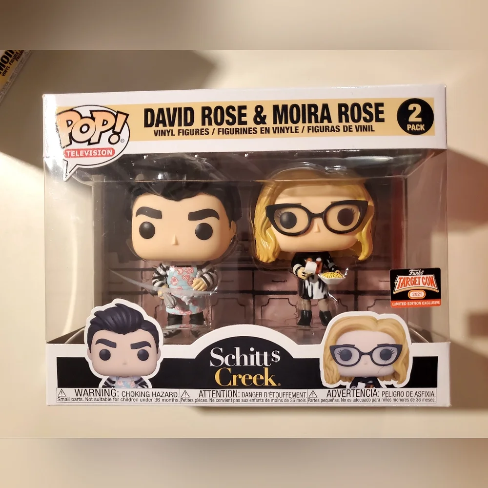 BRAND NEW IN BOXES!!! 8 FUNKO POPS & BOOK!!! FABULOUS SCHITT'$ CREEK BUNDLE!!! - Picture 7 of 13